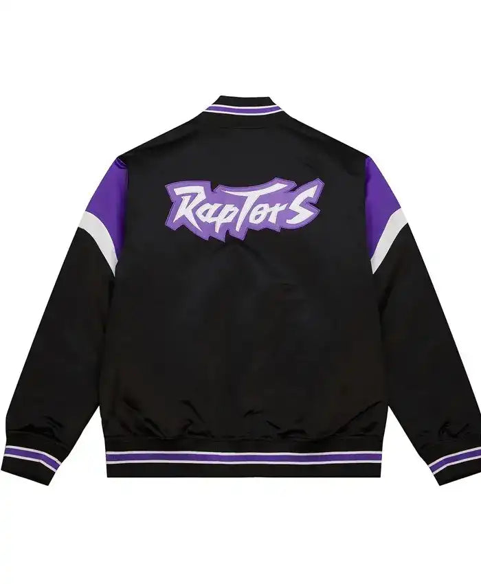Toronto Raptors Eastern Heavyweight Black Varsity Jacket