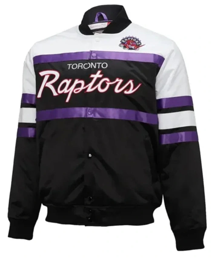 Toronto Raptors Hardwood Classics Script Varsity Jacket