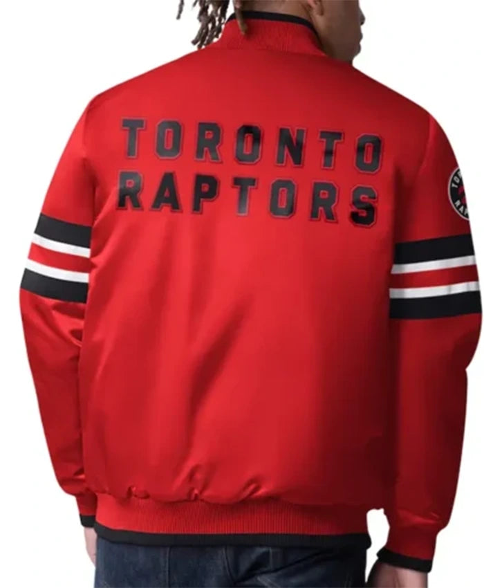 Toronto Raptors Scout I Red Varsity Jacket
