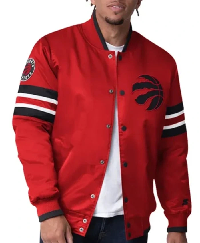 Toronto Raptors Scout I Red Varsity Jacket