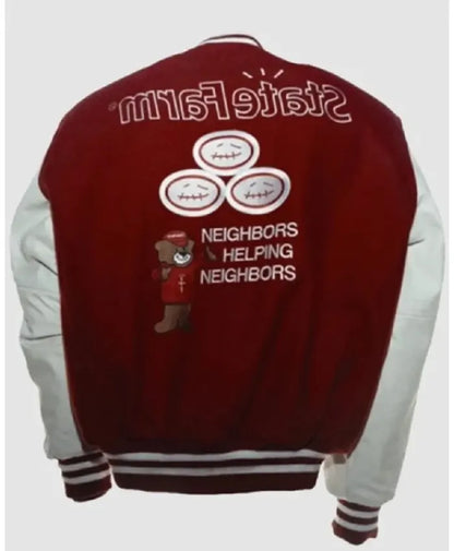 Travis Scott Cactus Jack x State Farm Varsity Jacket