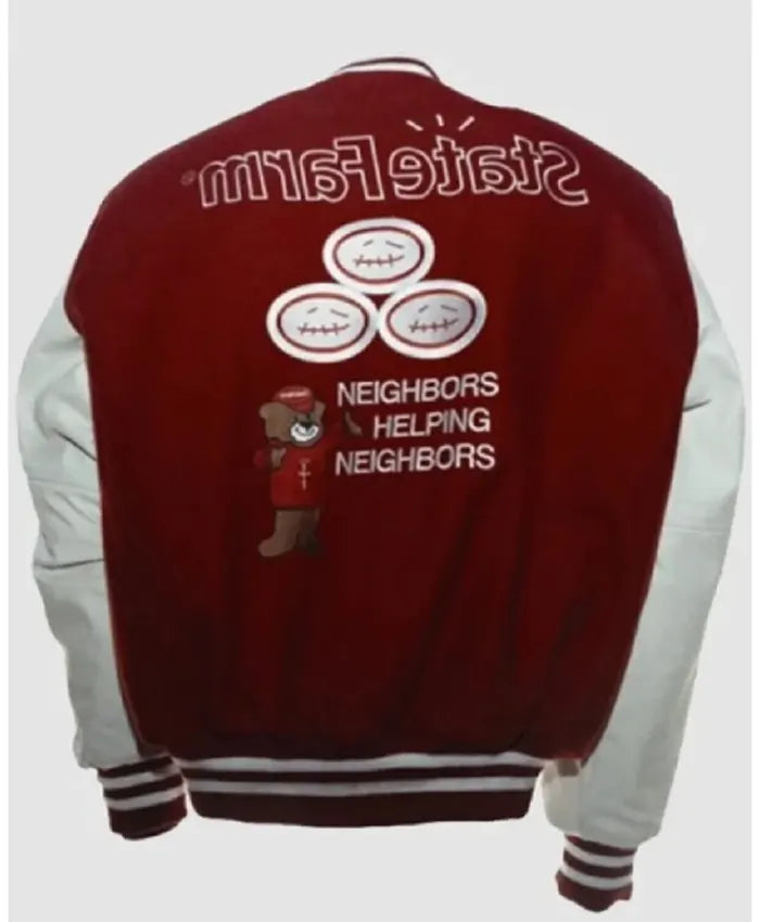 Travis Scott Cactus Jack x State Farm Varsity Jacket