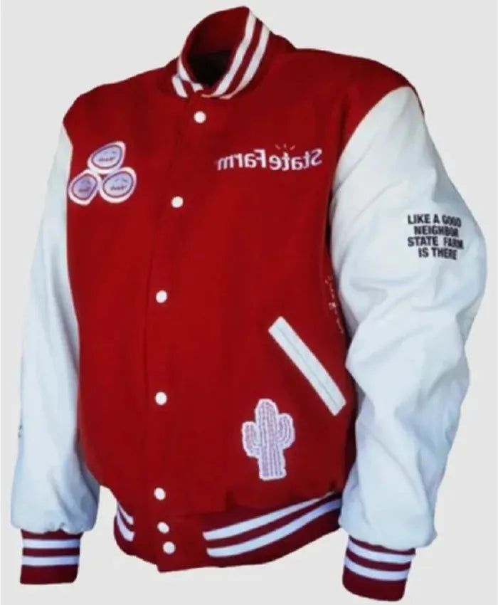 Travis Scott Cactus Jack x State Farm Varsity Jacket