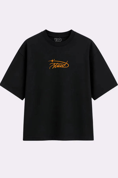 STWD Black Oversized T-shirt