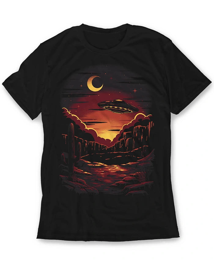 Vintage Moonlit Night Sky T-Shirt