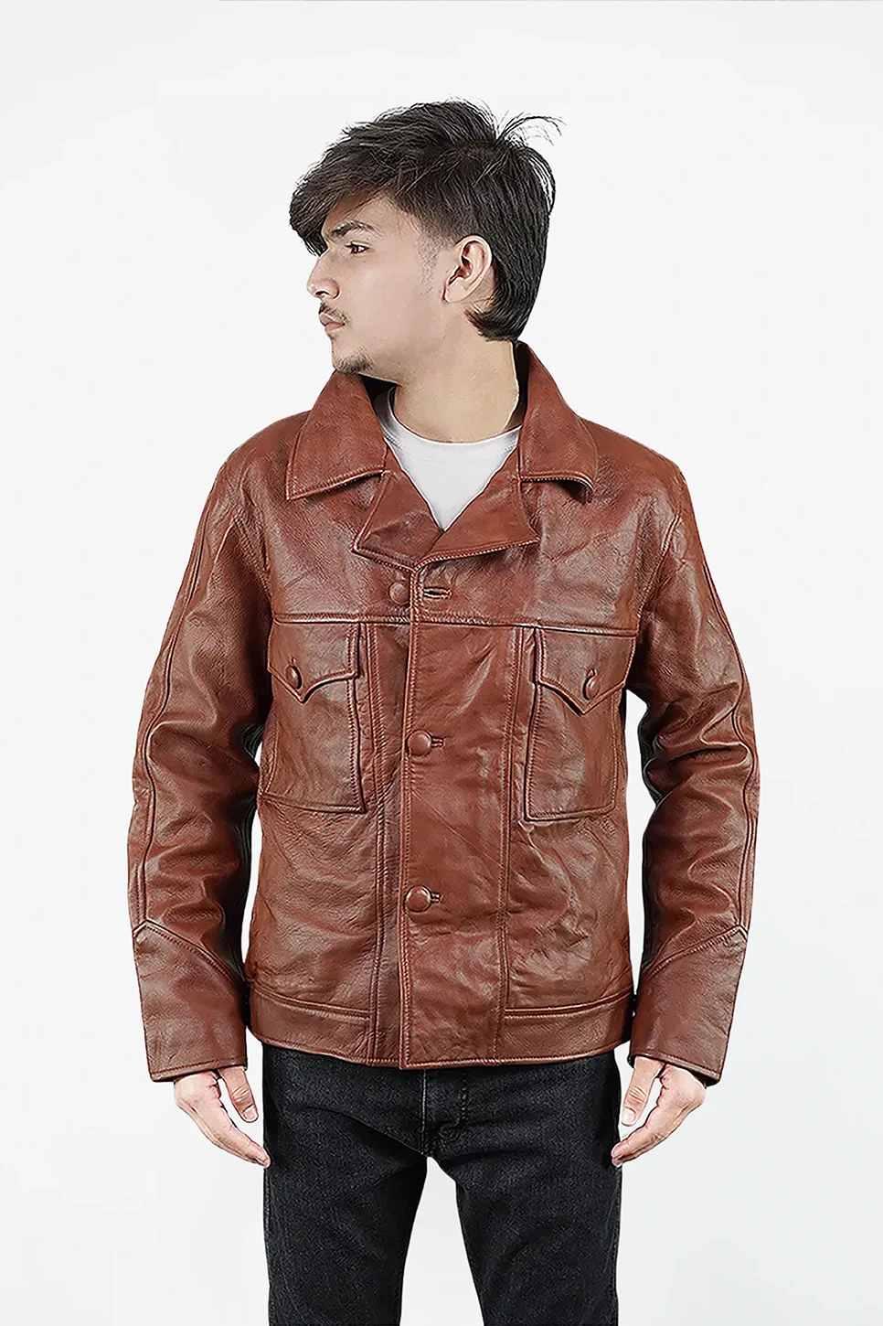 Brown Leather Jacket