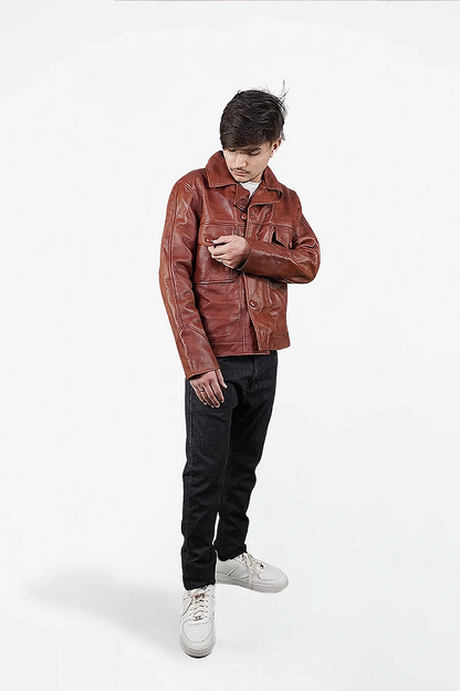 Brown Leather Jacket