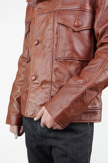 Brown Leather Jacket
