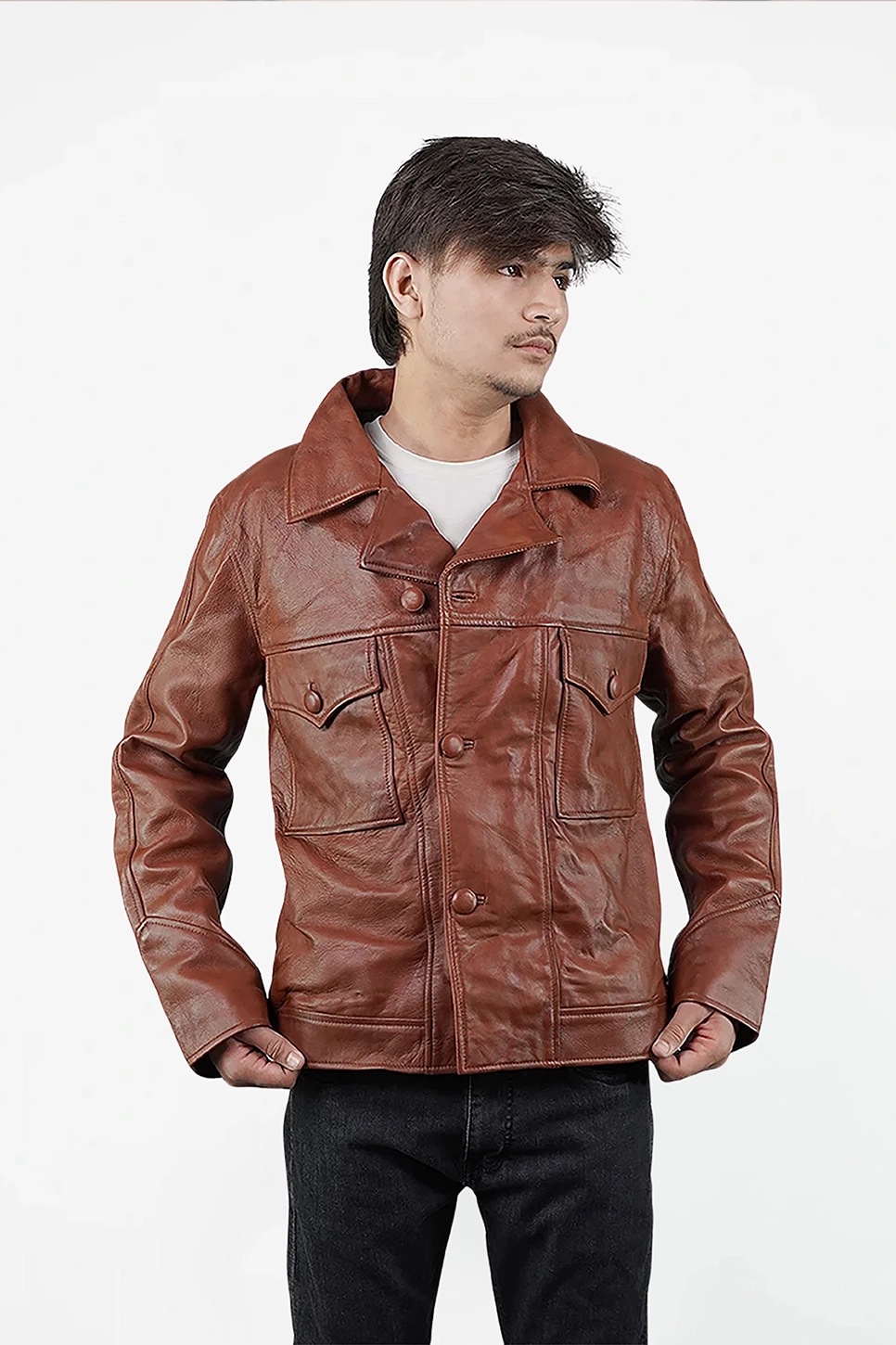 Brown Leather Jacket