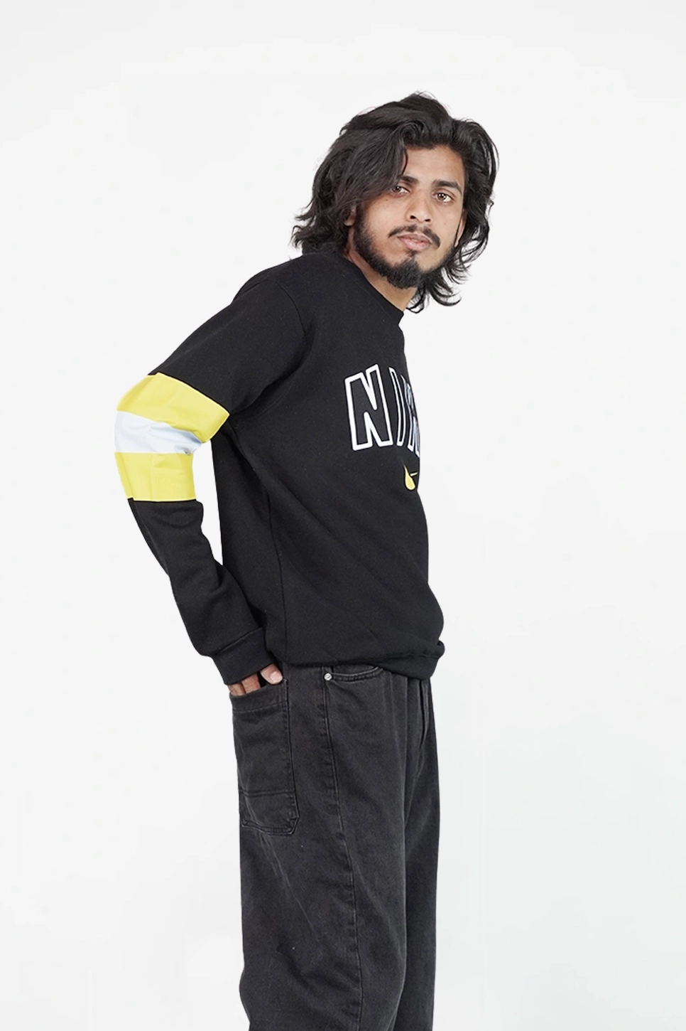 Striped Nick Sweatshirt