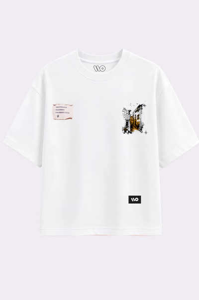 Vintage Streetwear White Graphic T-Shirt