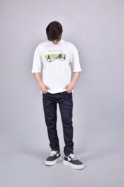 Waqt Calligraphy Logo Tee