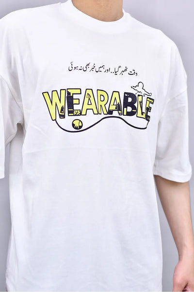 Waqt Calligraphy Logo Tee