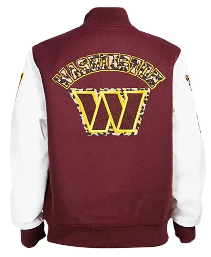 Washington Commanders Patches Varsity Jacket