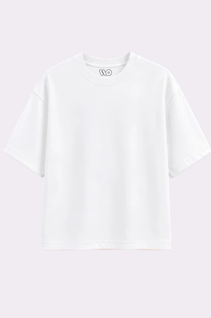 Juniors Plain White T-Shirt