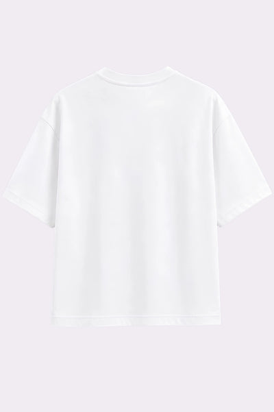 Juniors Plain White T-Shirt