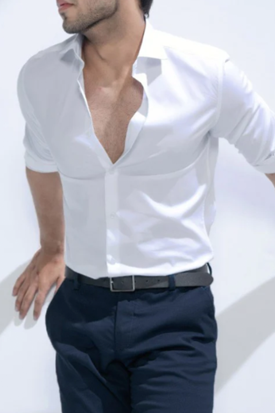 Pure White Shirt (Modern Fit)