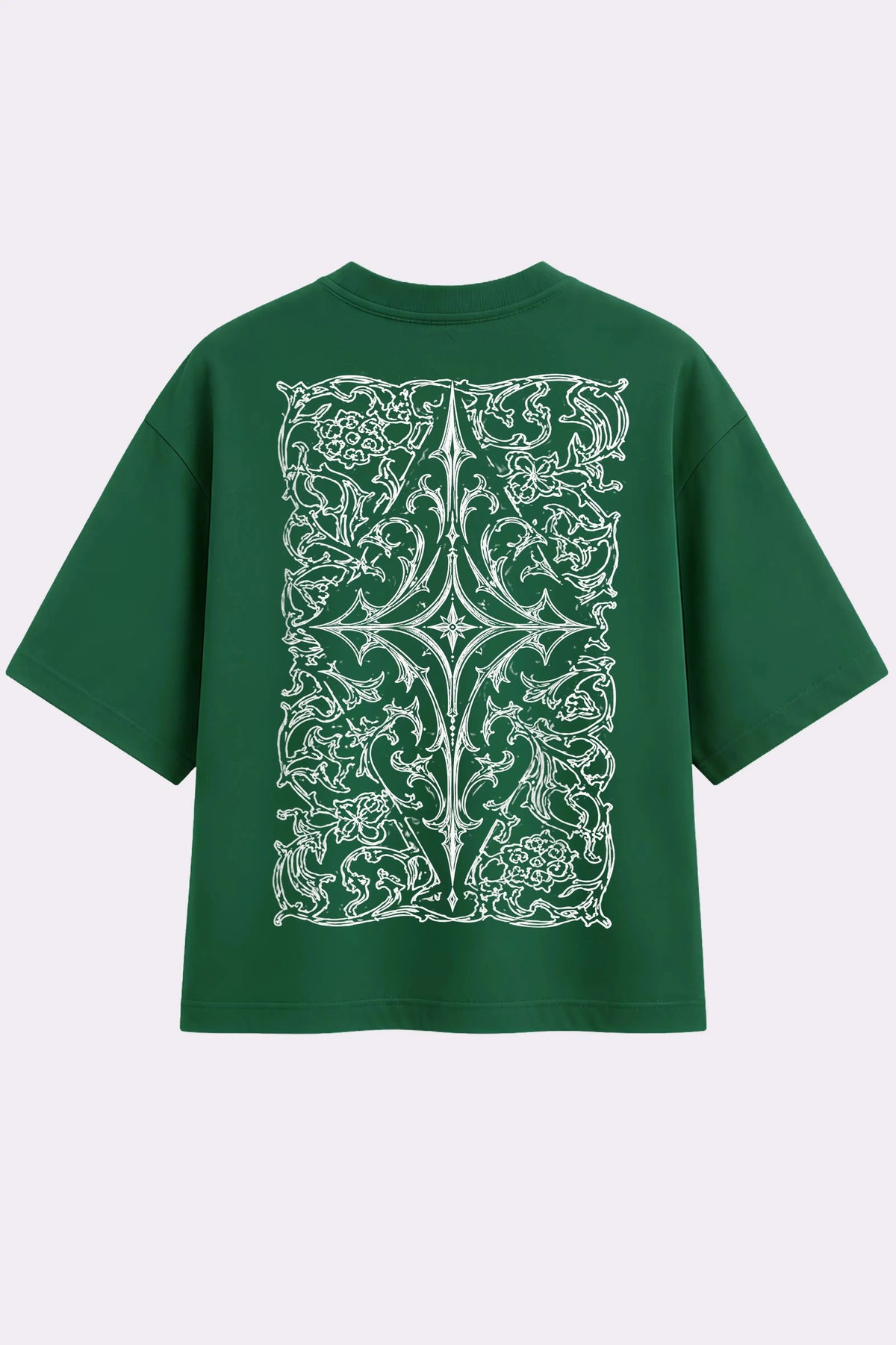 Archives Floral Star Green T-Shirt