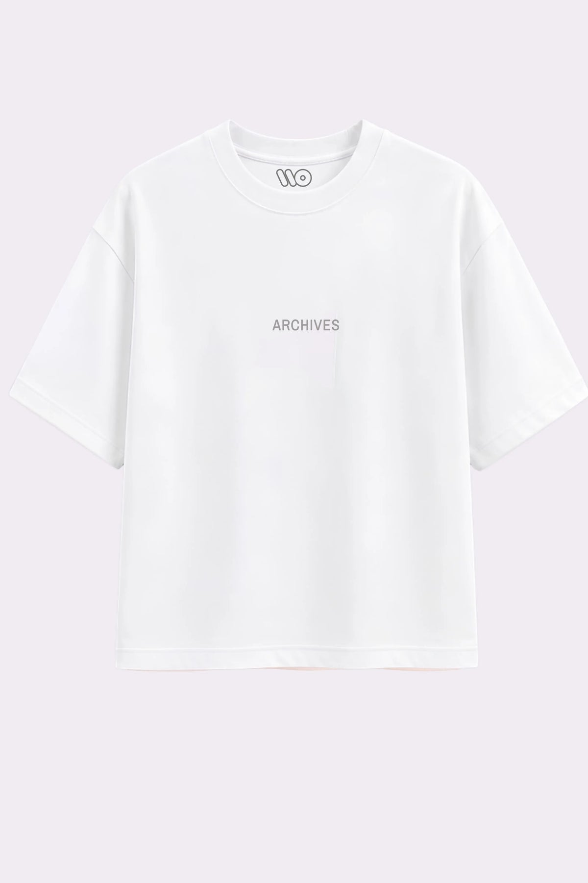 Archives Floral Star White Oversized T-Shirt