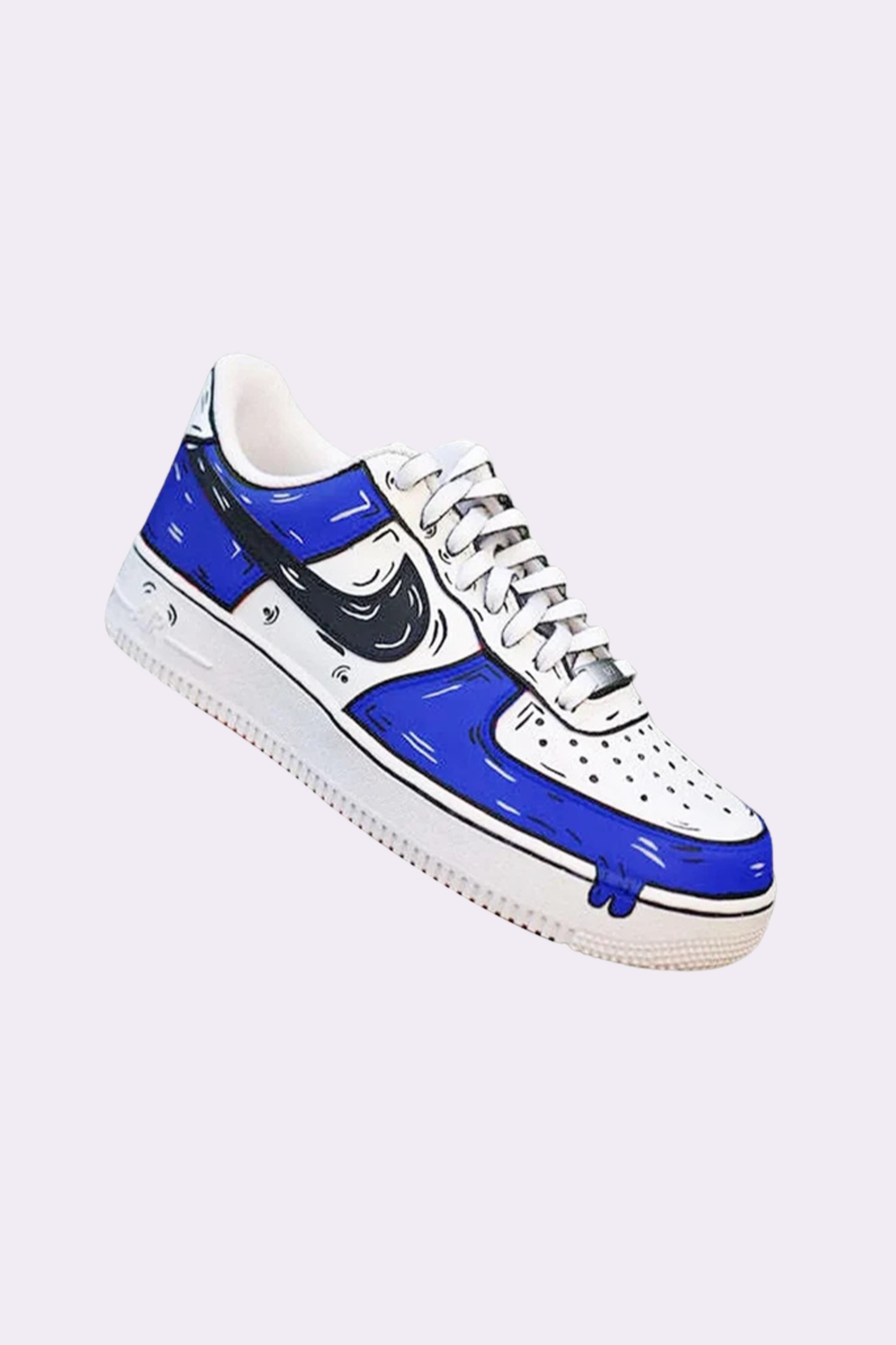 Custom AF1 Cartoon Drip Sneakers