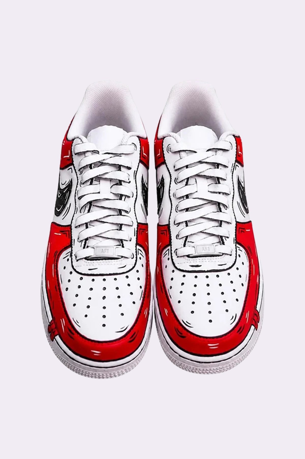 Custom AF1 Cartoon Drip Sneakers