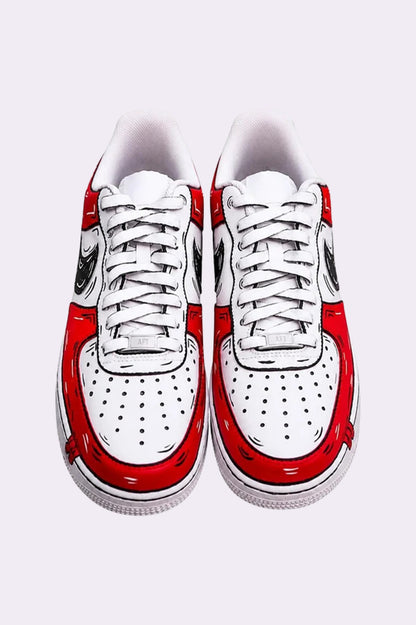 Custom AF1 Cartoon Drip Sneakers