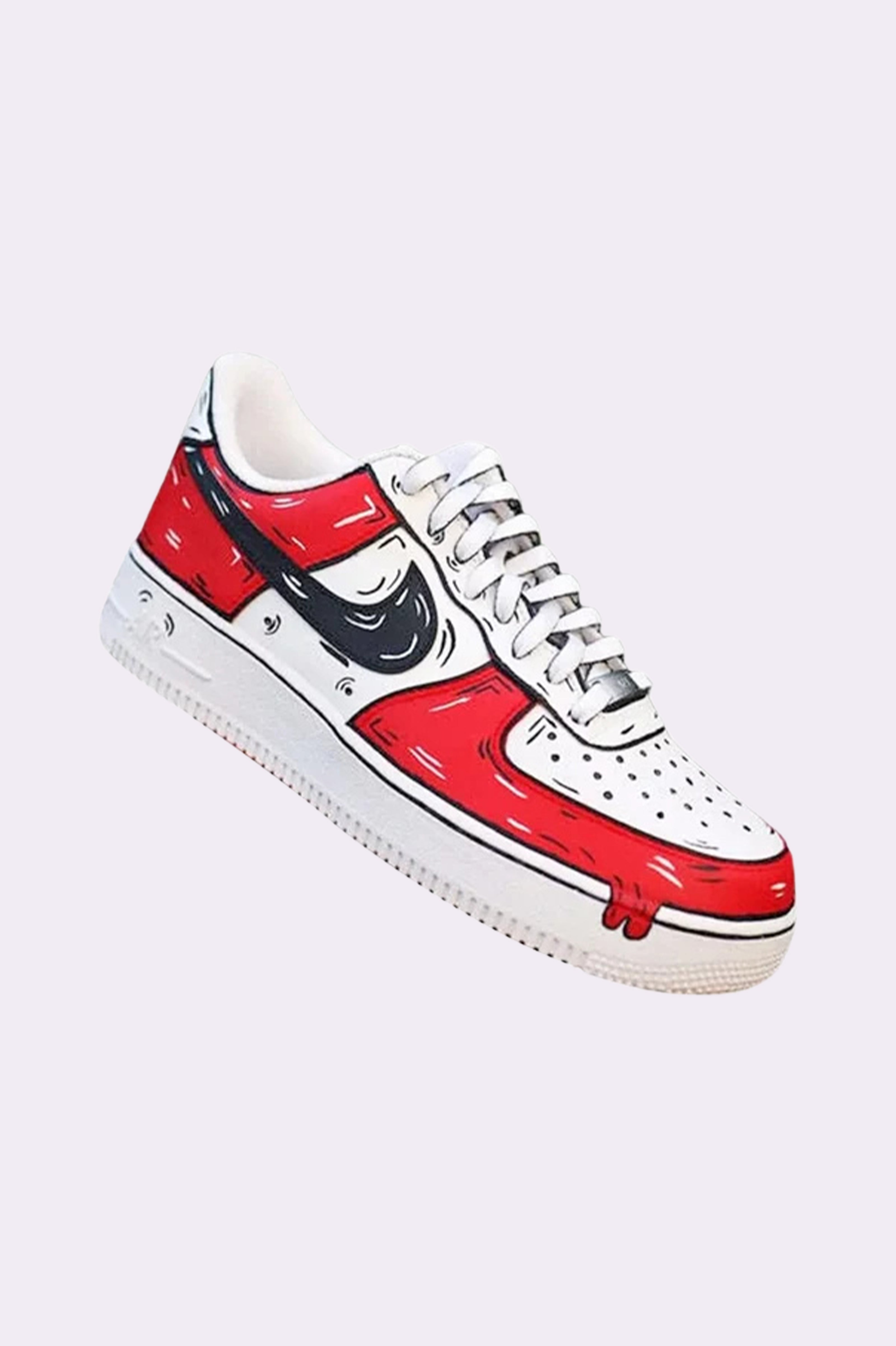Custom AF1 Cartoon Drip Sneakers