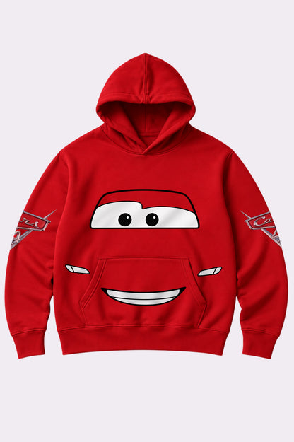 Kids Lightning McQueen Disney Red Pullover Hoodie
