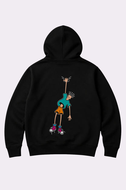 Fido Dido Hanging Black Juniors Hoodie