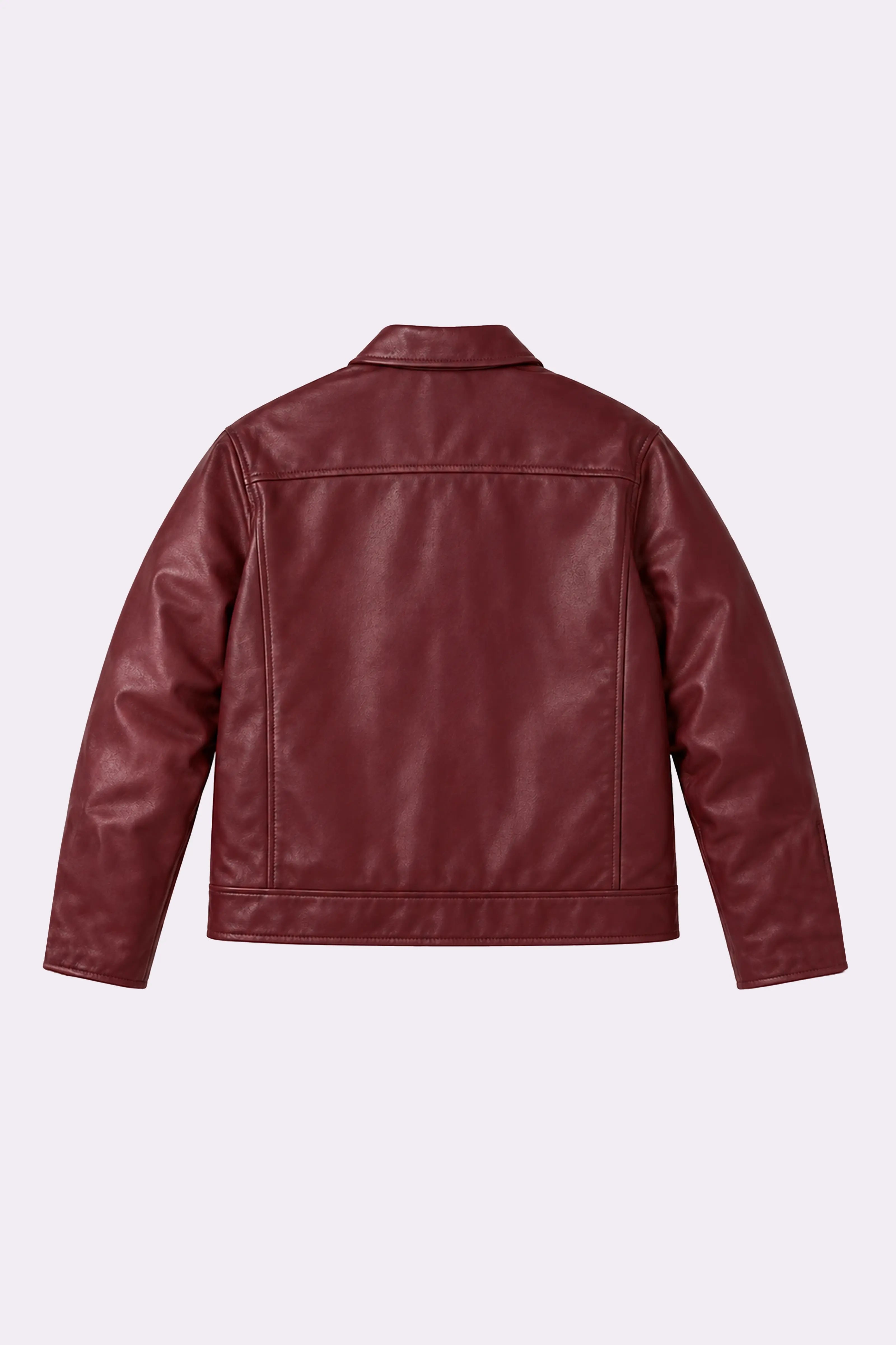 Fireman Clasp Burgundy Jacket