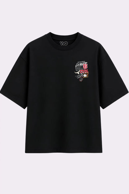 Cool Vibes Graphic Black T-Shirt