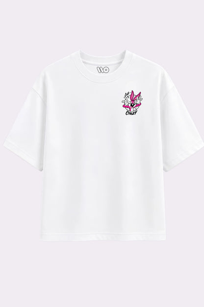 Bugs Bunny White Oversized T-Shirt