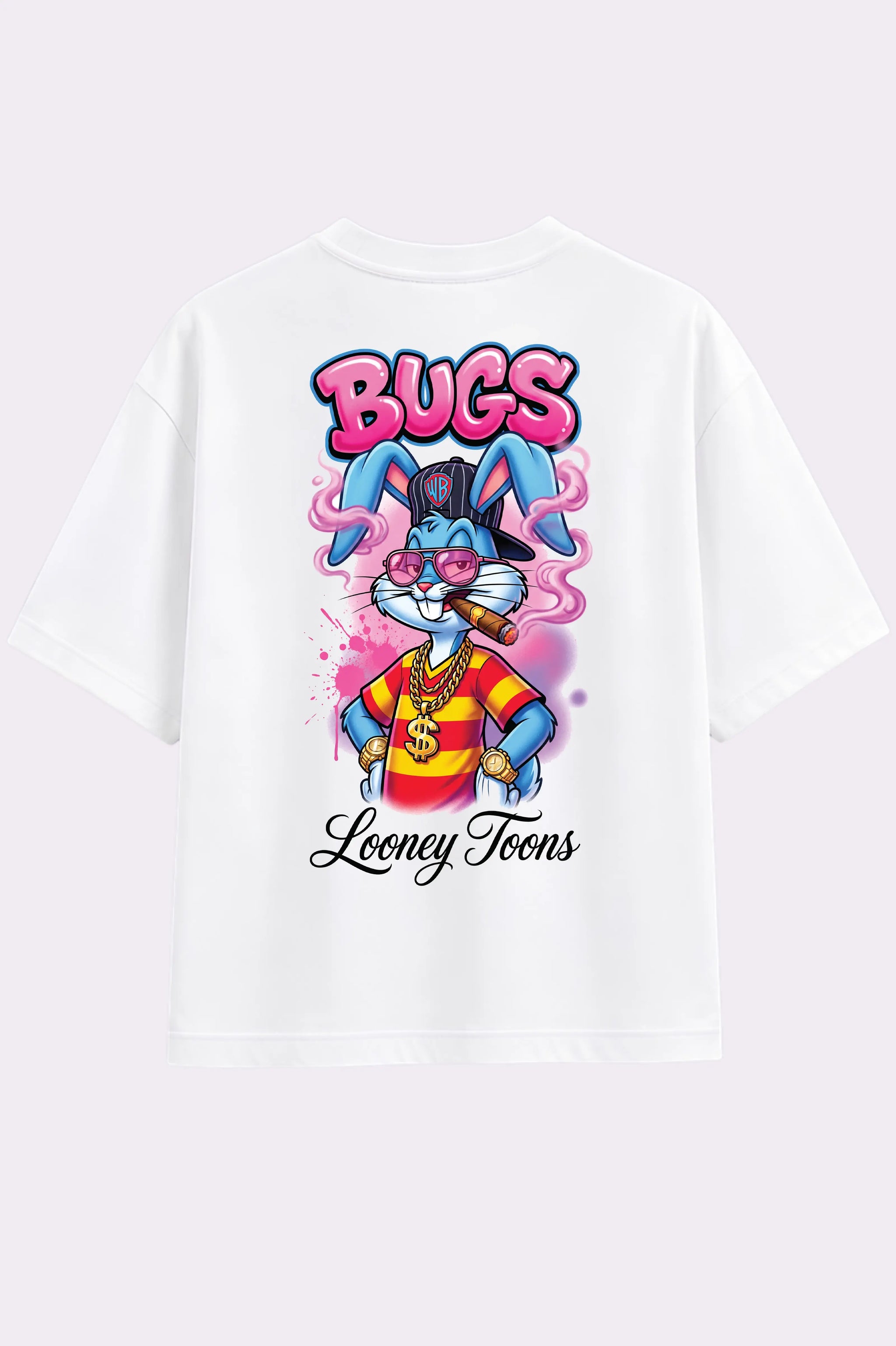Bugs Bunny White Oversized T-Shirt