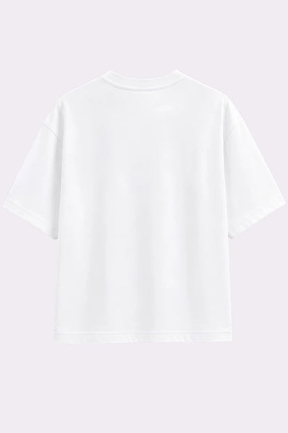 California Oversized White T-Shirt