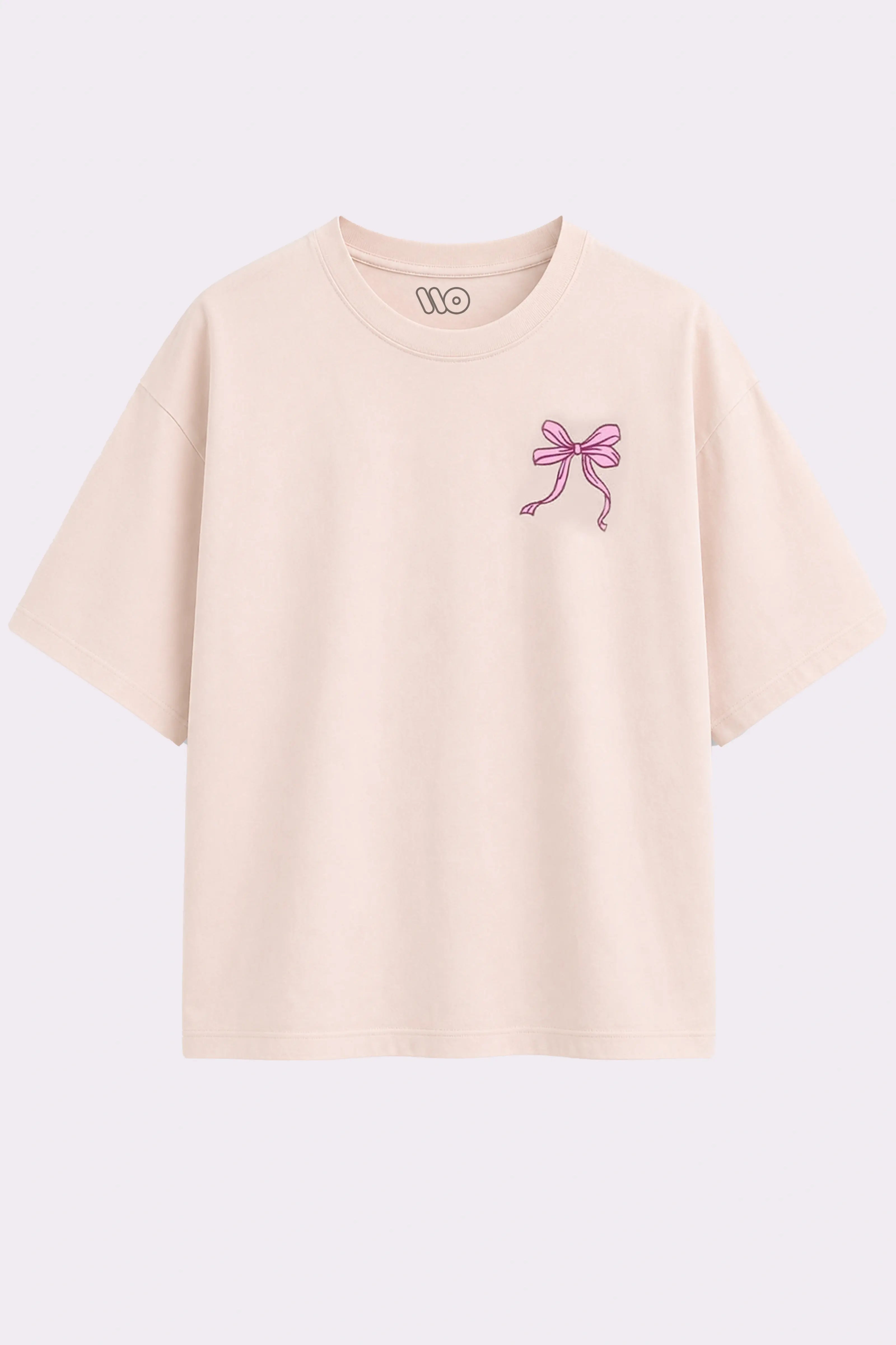 Faith Over Fear Graphic Beige T-Shirt
