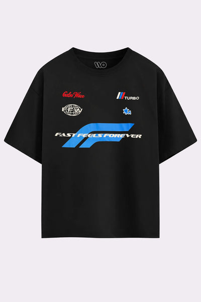 Fast Feels Forever F1 Black T-Shirt
