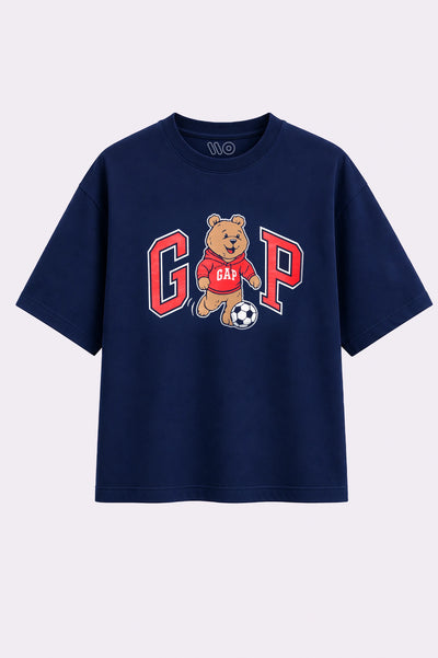 GAP Bear Navy Blue Graphic T-Shirt