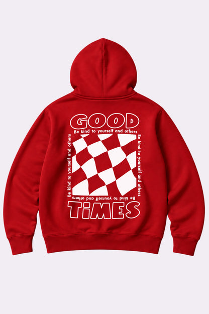 Good Times Red Youth Graphic Hoodie