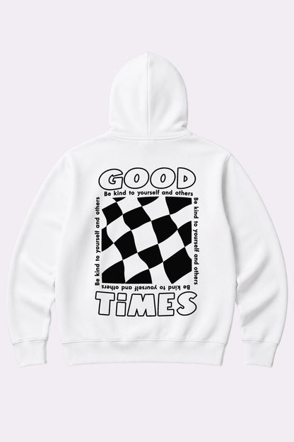 Good Times White Youth Graphic Hoodie