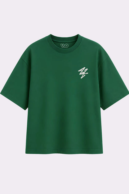 Disrupt Brushstroke Green Graphic T-Shirt