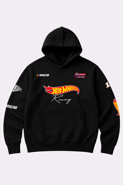Hot Wheels Racing Kids Black Hoodie