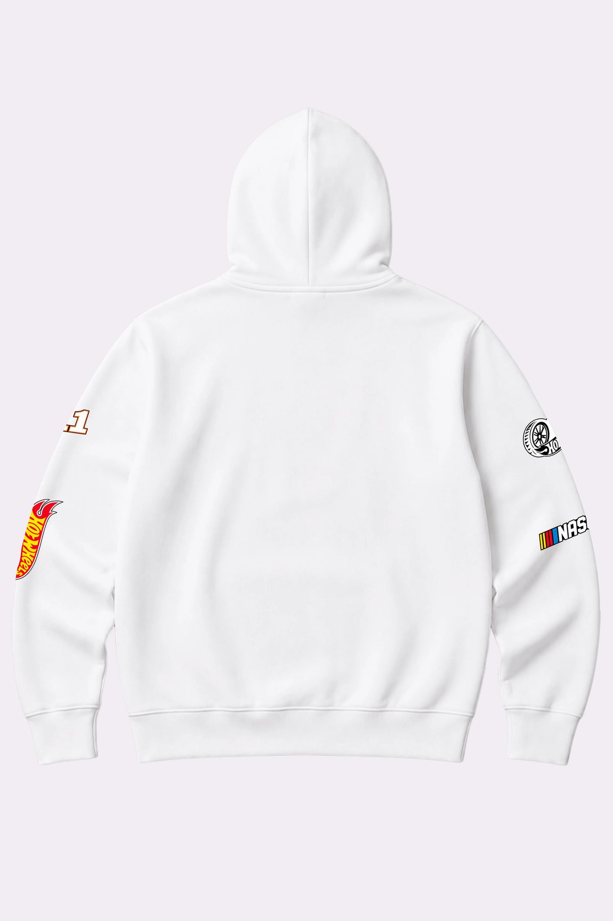 Hot Wheels Racing Kids White Hoodie