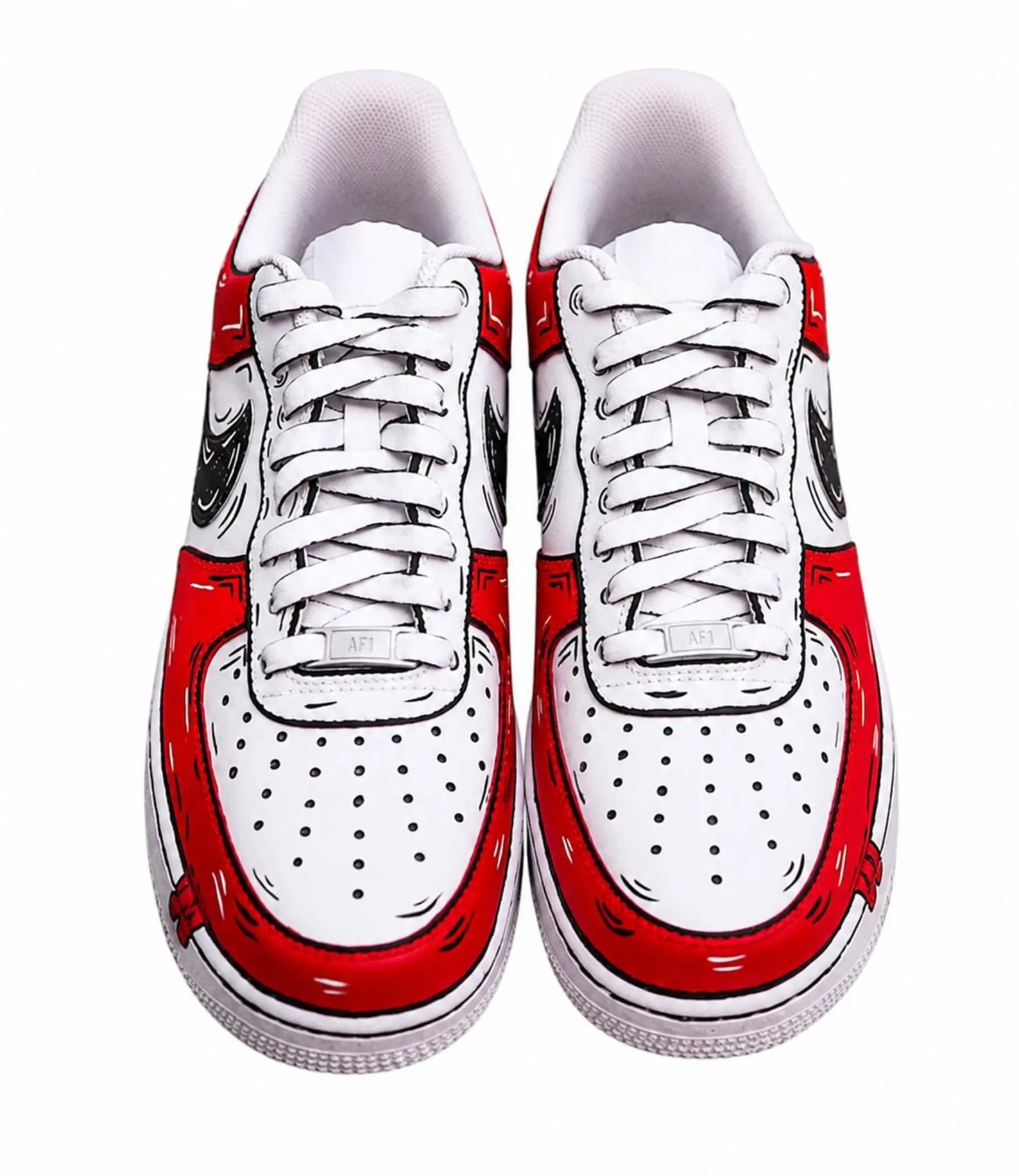 Custom AF1 Cartoon Drip Sneakers