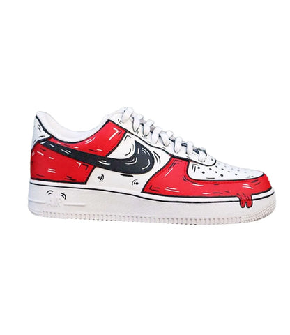 Custom AF1 Cartoon Drip Sneakers