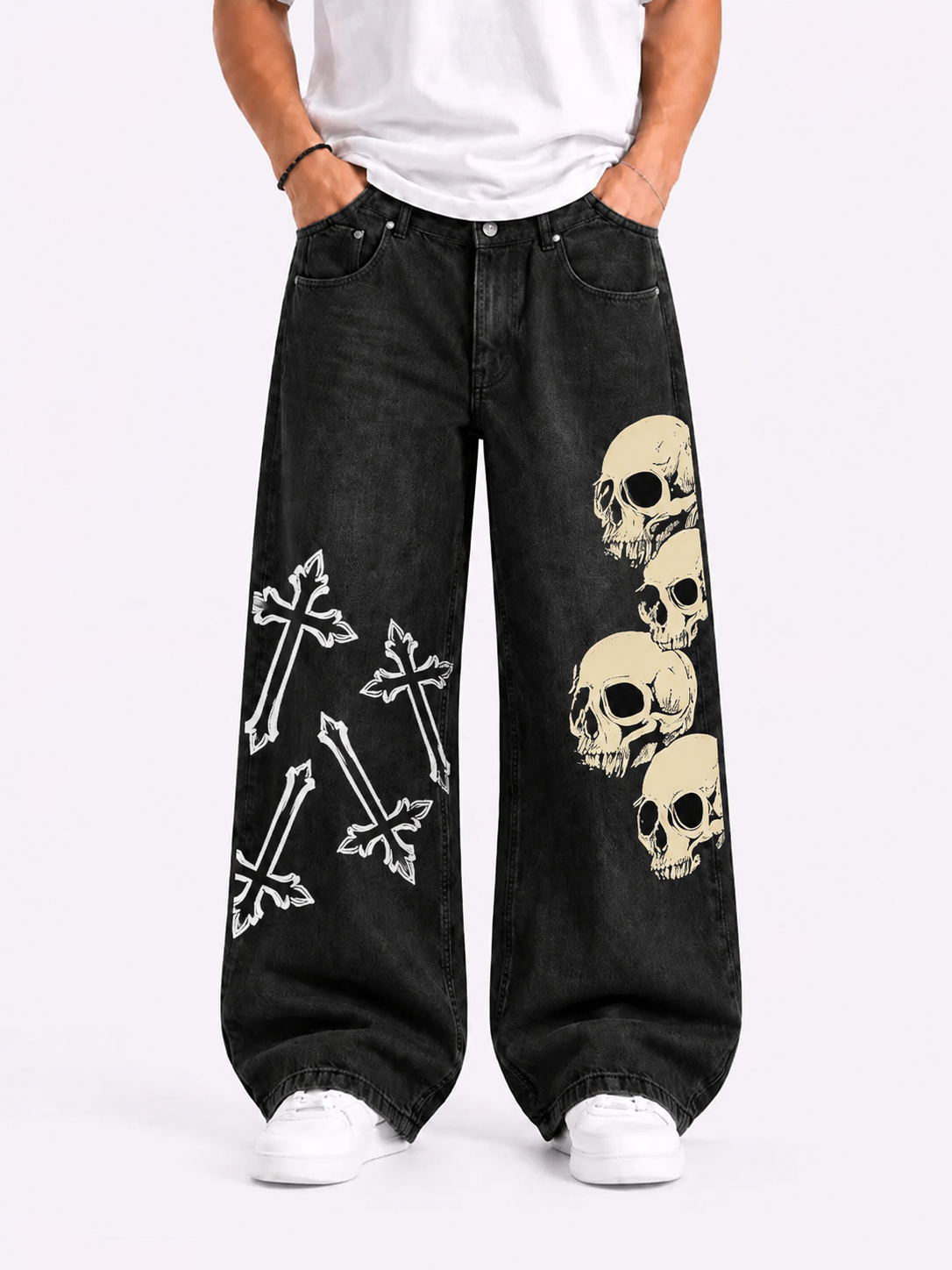 Skull Oversized baggy Streetwear