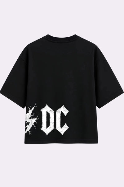 AC/DC Black Oversized T-Shirt