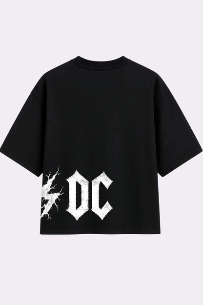 AC/DC Black Oversized T-Shirt