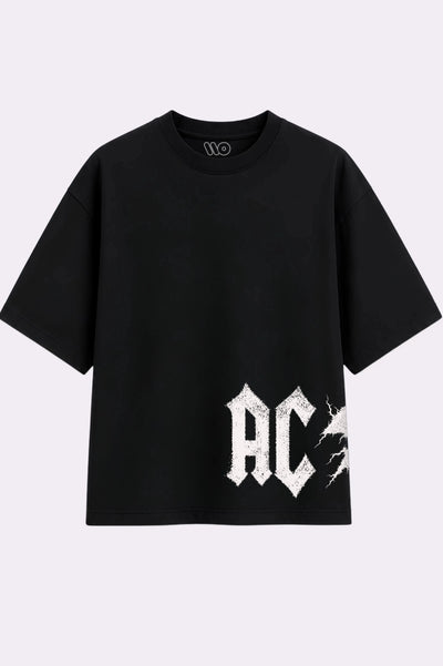 AC/DC Black Oversized T-Shirt
