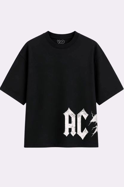 AC/DC Black Oversized T-Shirt