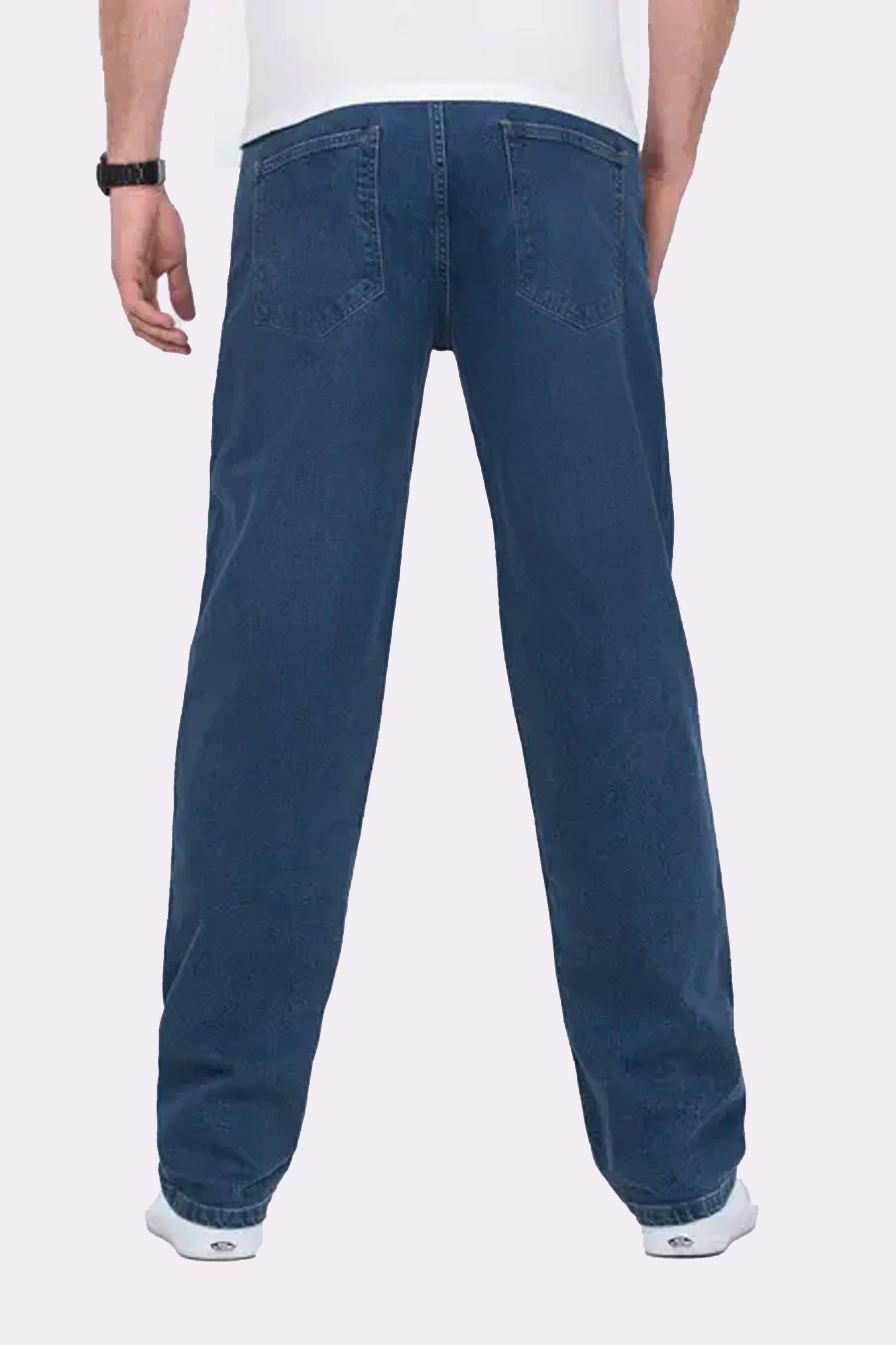 Blue Baggy fit Denim Jeans